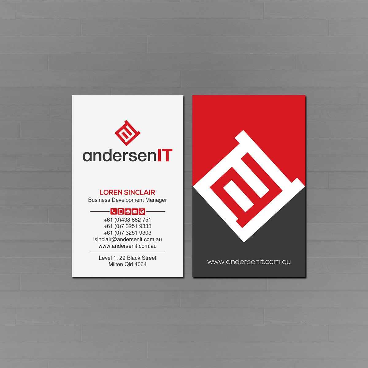 Design de Carte de Visite par Creations Box 2015 pour QFA | Design #18655349