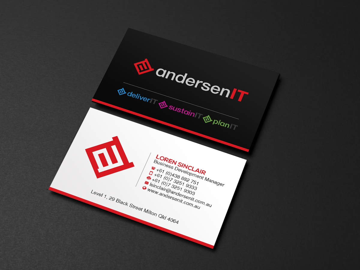 Business Card Design by Creations Box 2015 for QFA | Design #18655368