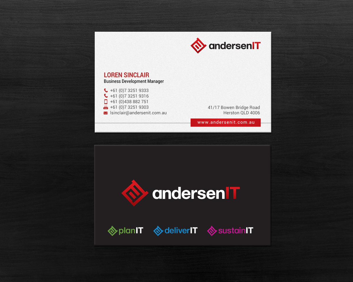 Business Card Design by chandrayaan.creative for QFA | Design #18642764