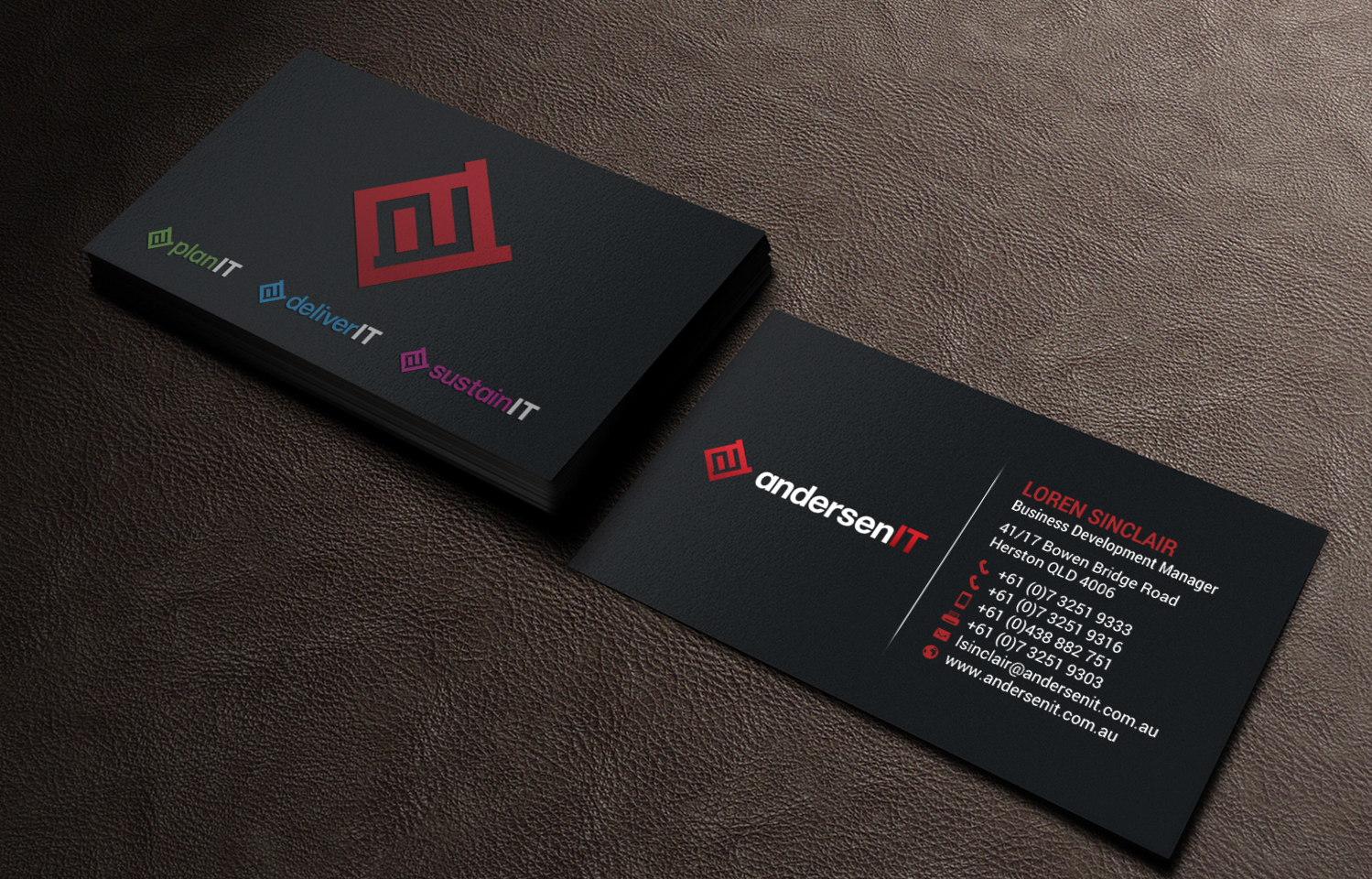 Business Card Design by chandrayaan.creative for QFA | Design #18642780
