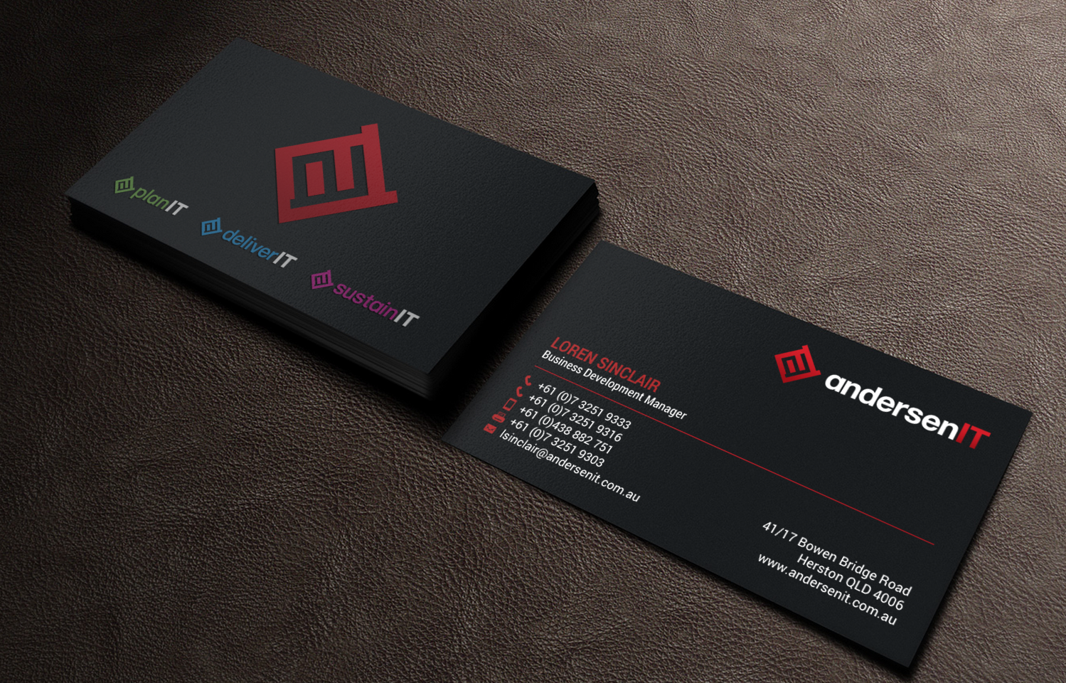 Business Card Design by chandrayaan.creative for QFA | Design #18642794