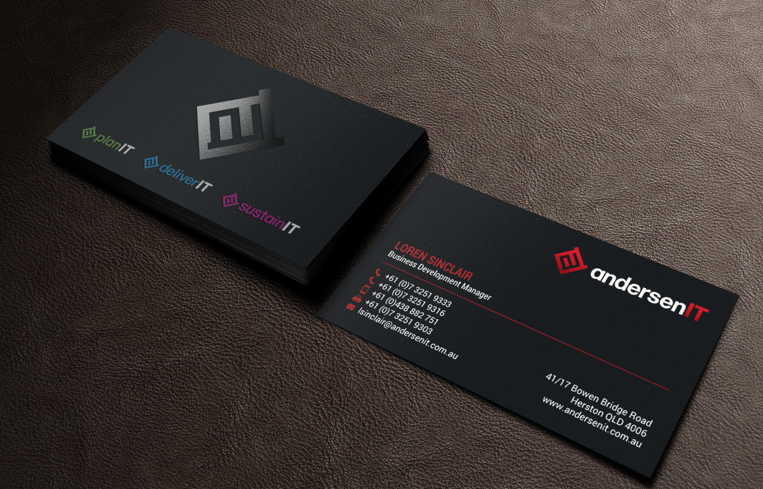 Business Card Design by chandrayaan.creative for QFA | Design #18642797