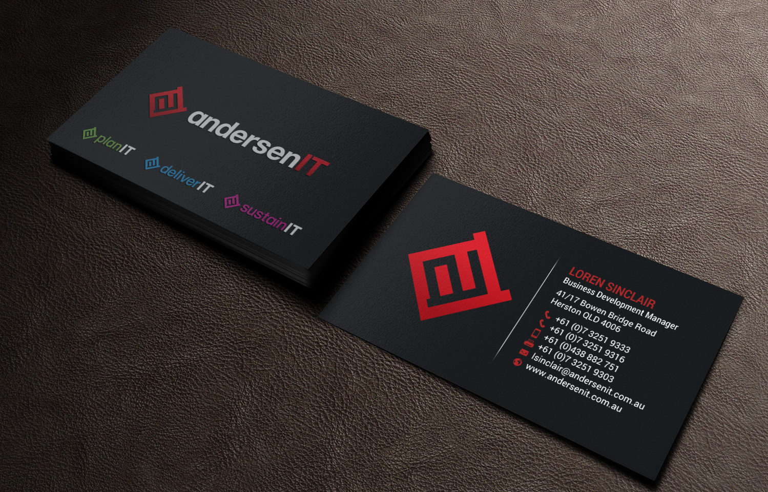 Business Card Design by chandrayaan.creative for QFA | Design #18642801