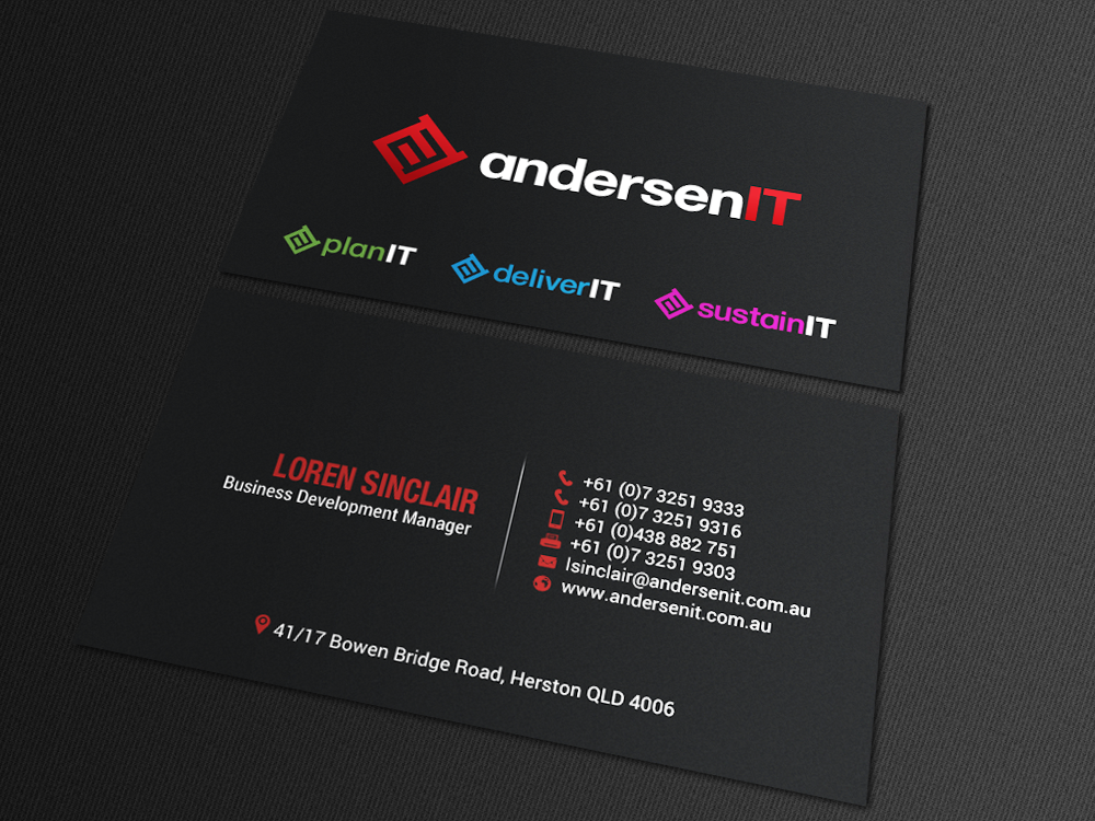 Business Card Design by chandrayaan.creative for QFA | Design #18642822