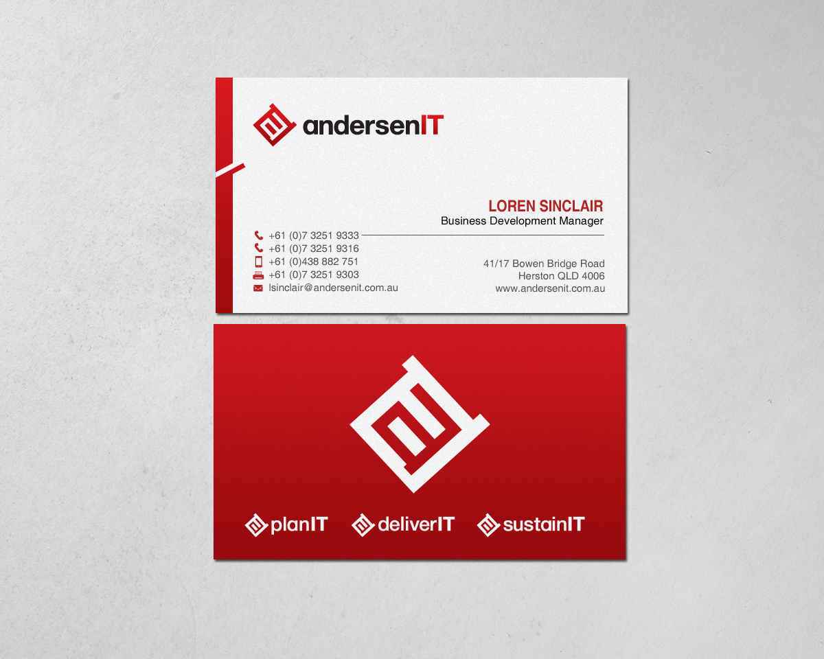 Business Card Design by chandrayaan.creative for QFA | Design #18642823