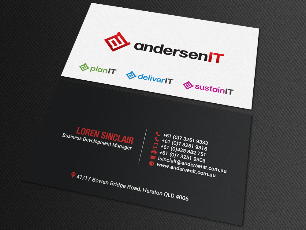 Business Card Design by chandrayaan.creative for QFA | Design #18642824