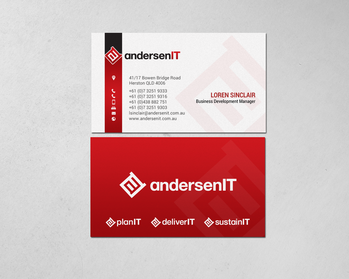 Business Card Design by chandrayaan.creative for QFA | Design #18642825