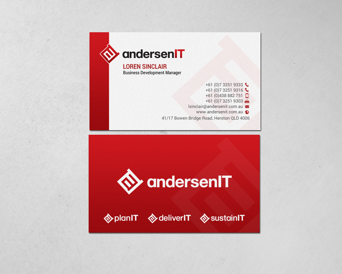 Business Card Design by chandrayaan.creative for QFA | Design #18642827