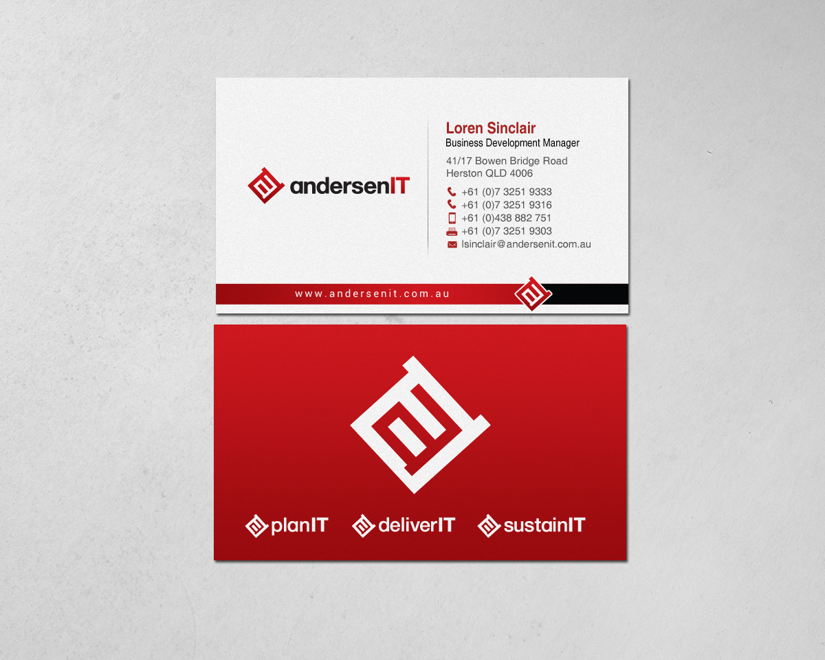 Business Card Design by chandrayaan.creative for QFA | Design #18649951