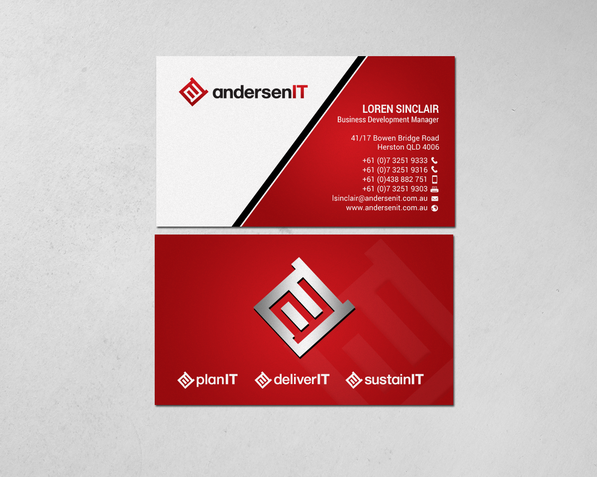 Business Card Design by chandrayaan.creative for QFA | Design #18649954