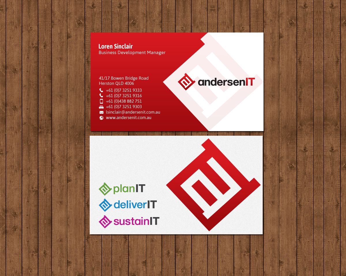 Business Card Design by chandrayaan.creative for QFA | Design #18649965