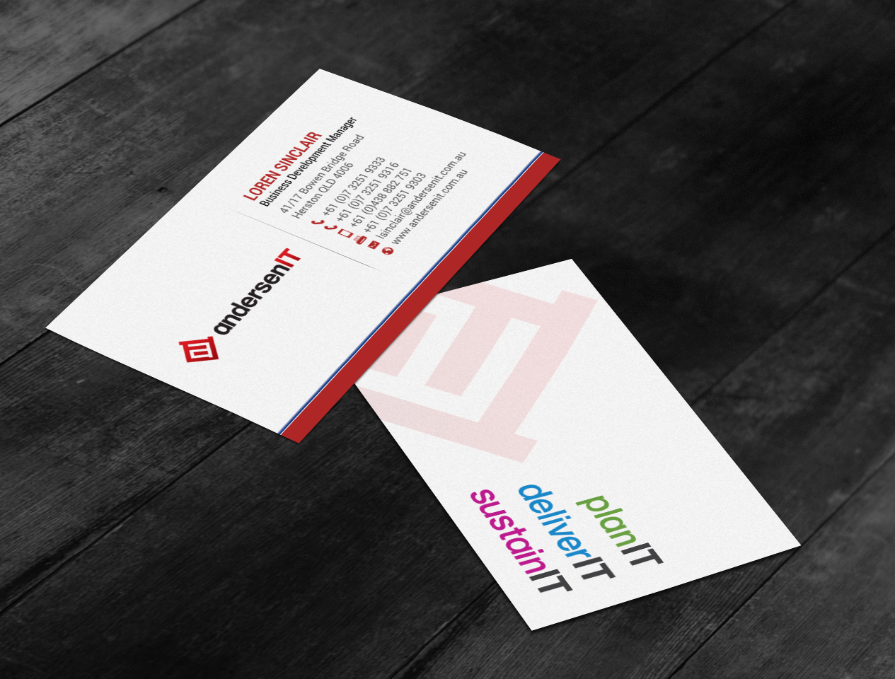 Business Card Design by chandrayaan.creative for QFA | Design #18649968