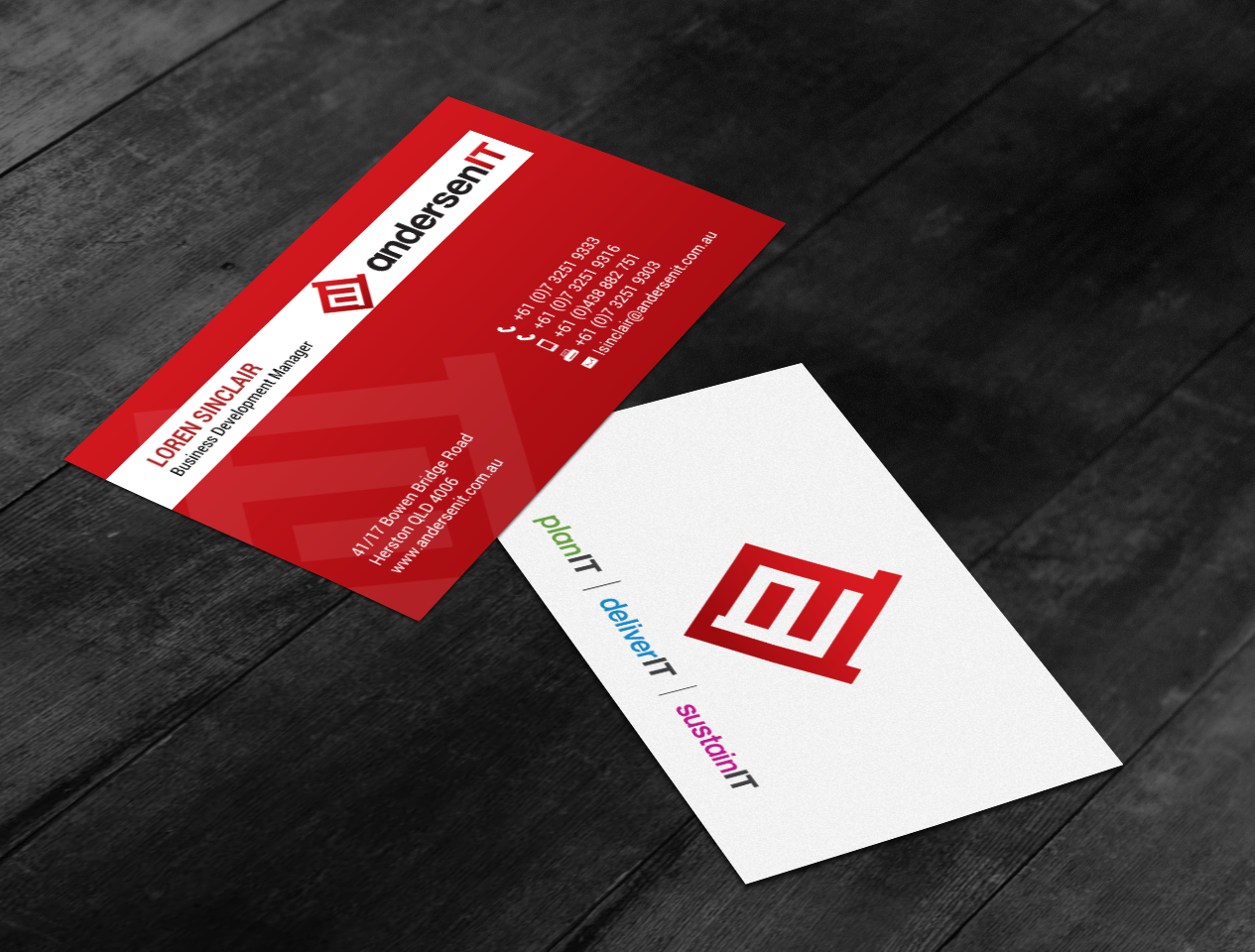 Business Card Design by chandrayaan.creative for QFA | Design #18649969