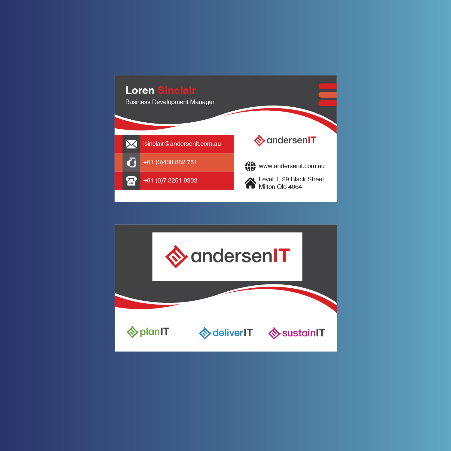 Business Card Design by Nafiul Islam for QFA | Design #18661091