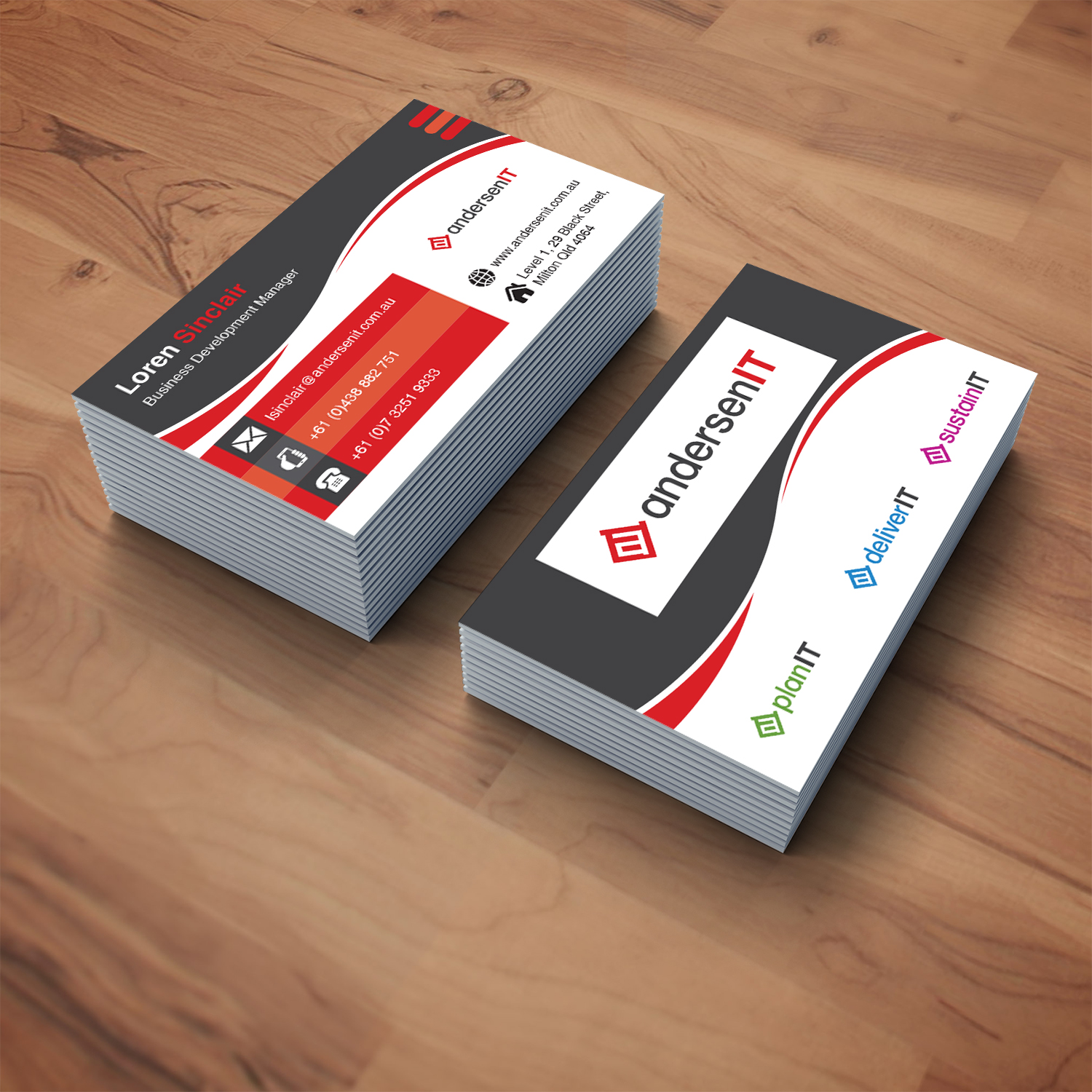 Business Card Design by Nafiul Islam for QFA | Design #18661092