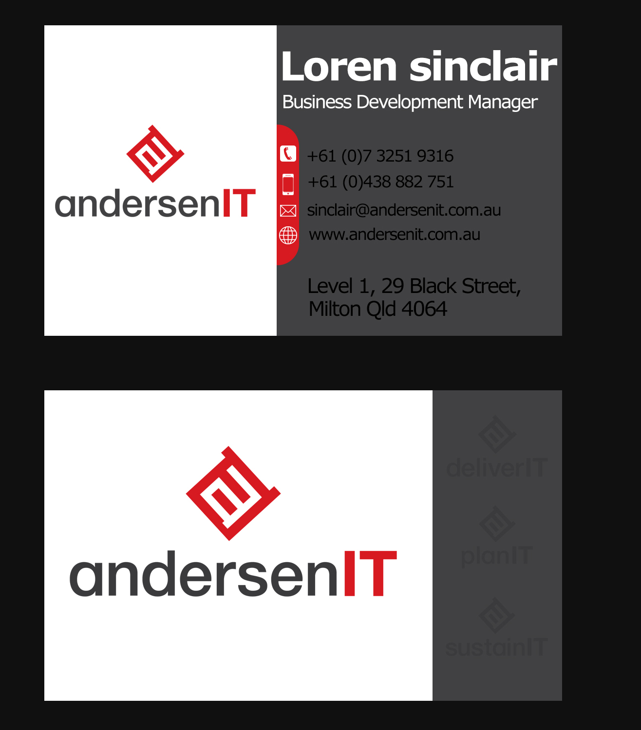 Visitenkarten-Design von BWT für QFA | Design #18656262