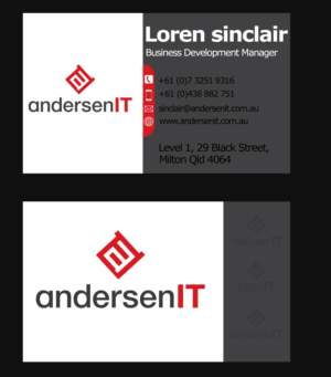 Business Card Design by BWT for QFA | Design #18656262