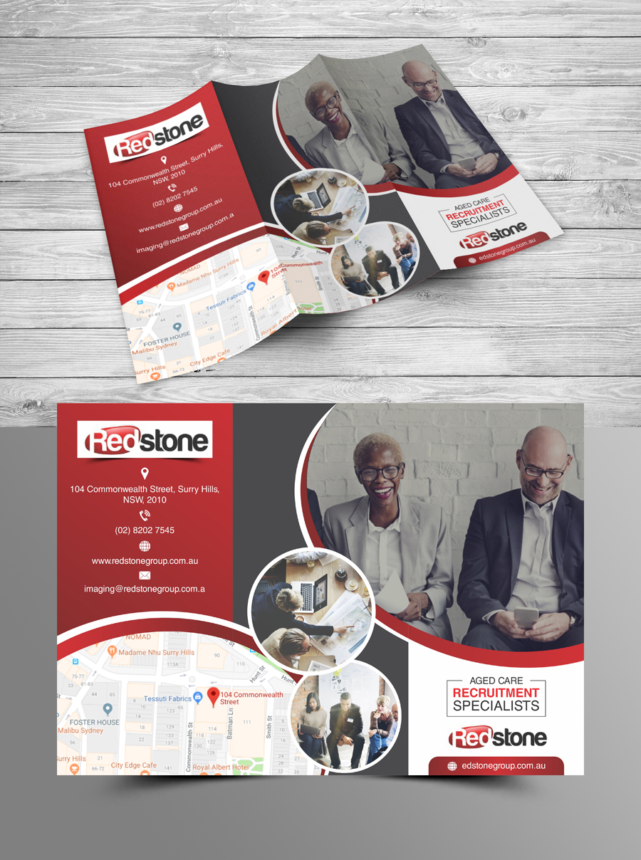 Design de Brochure par creativespace.world pour Redstone Recruitment | Design #18689961