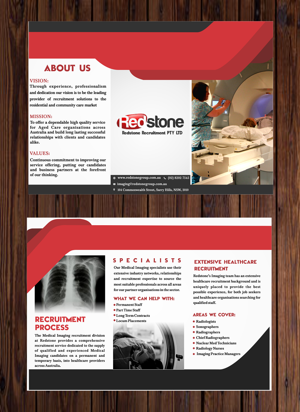 Brochure Design by Ace Godwin for Redstone Recruitment | Design #18643521