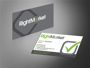 Business card design for new, innovative company - RightMarket | Business Card Design by MT