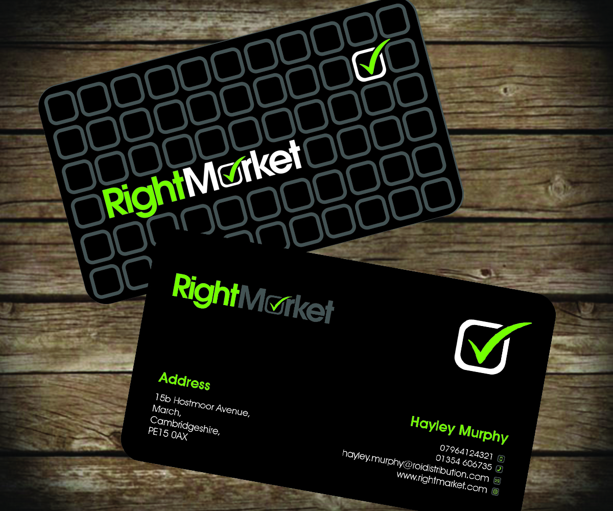 Business Card Design by Aaaron for this project | Design #2837309