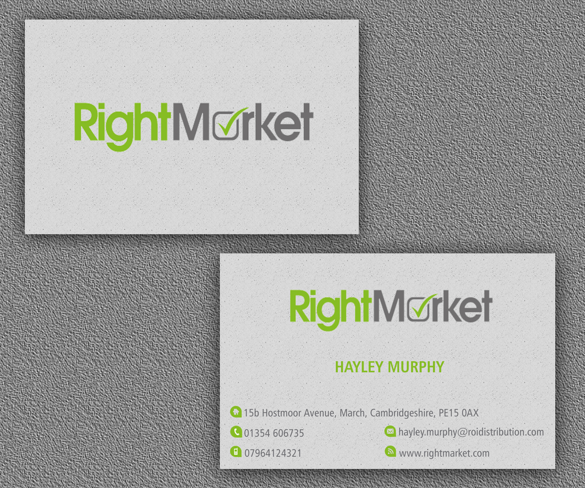 Visitenkarten-Design von Sarah Haroon für dieses Projekt | Design #2836349