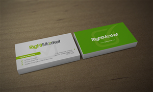 Business card design for new, innovative company - RightMarket | Diseño de Tarjeta de Presentación por asimali