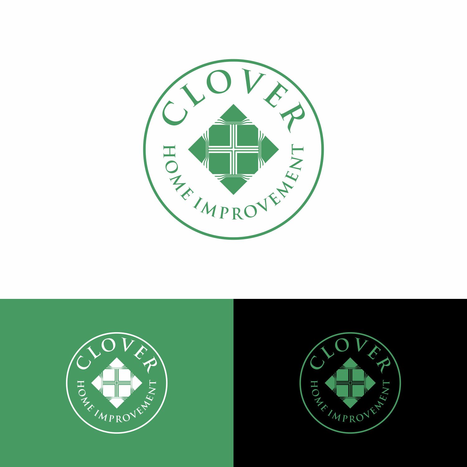 Logo Design by pujiono 2 for Clover Home Improvement | Design #18647639