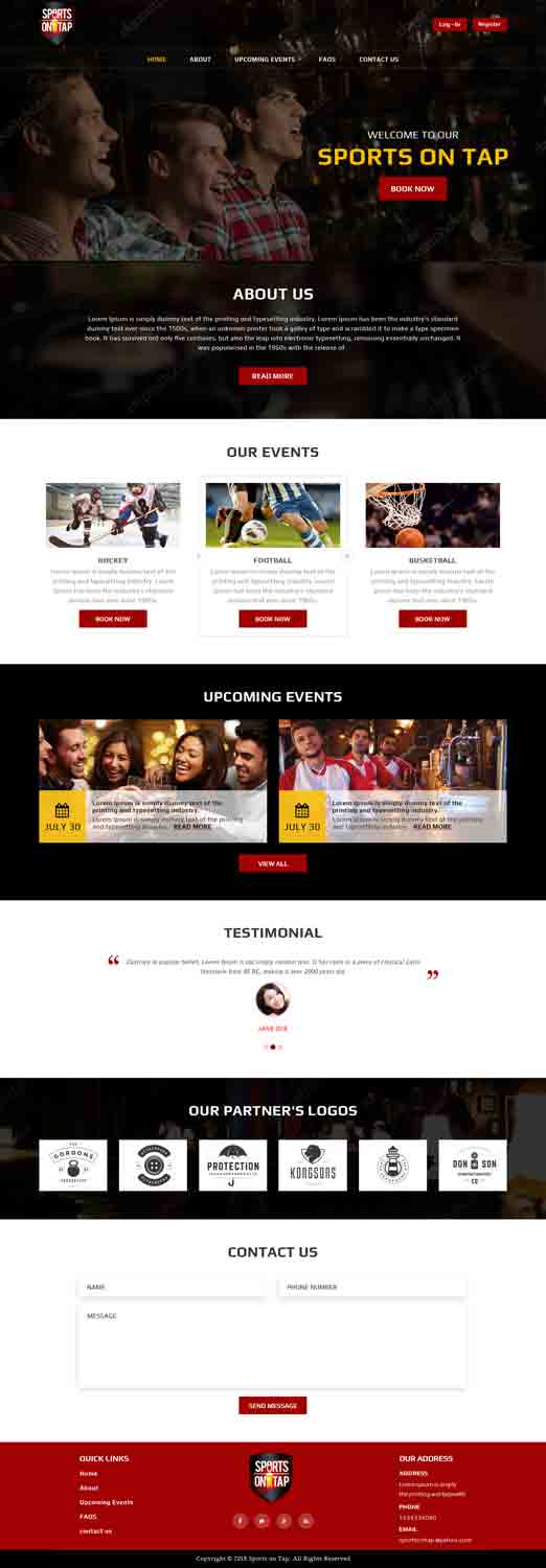 Web Design by Sujit Banerjee for this project | Design #18734007