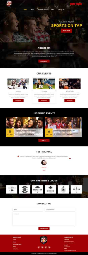 Web Design by Sujit Banerjee for this project | Design #18734007