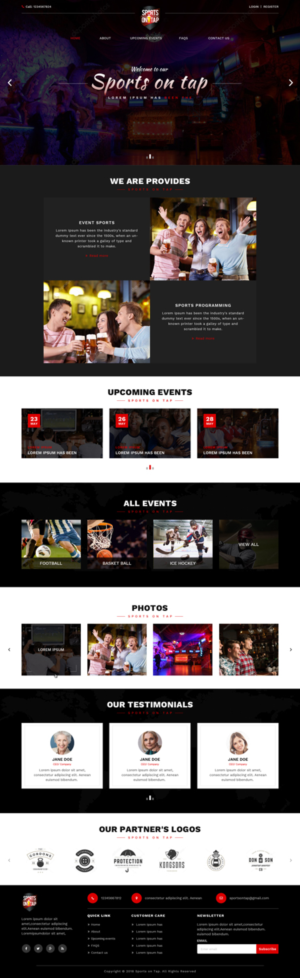 Web Design by Sujit Banerjee for this project | Design: #18741984