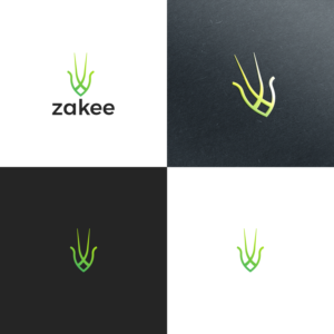 zakee in lower case | Logo Design by JohnM.