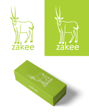zakee in lower case | Logo Design by ACK Design