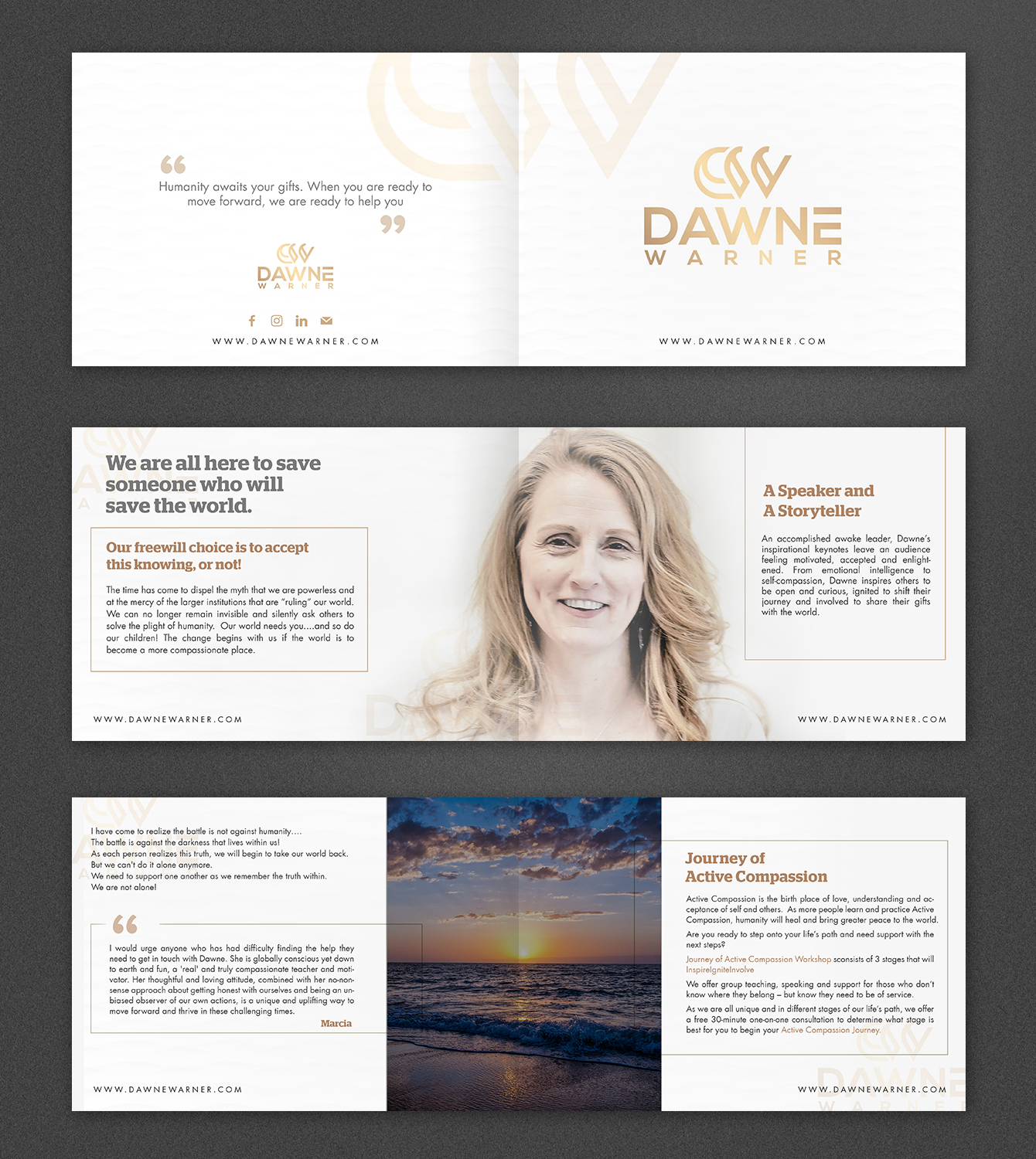 Brochure Design by SAI DESIGNS for Dawne Warner | Design #18747094