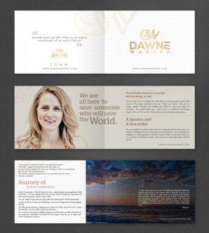 Brochure Design by SAI DESIGNS for Dawne Warner | Design: #18811172