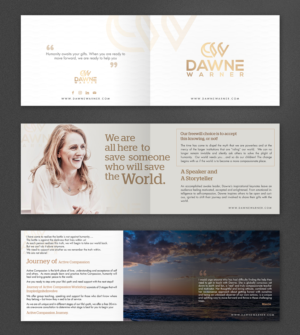 Brochure Design by SAI DESIGNS for Dawne Warner | Design: #18830040