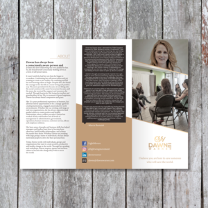 Brochure Design by barinix for Dawne Warner | Design #18650596