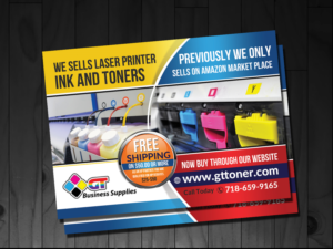 Postcard Design by innovative earth for GT Business Supplies LLC | Design: #18655486