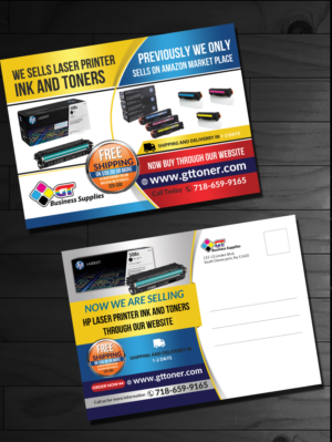 Postcard Design by innovative earth for GT Business Supplies LLC | Design: #18657180