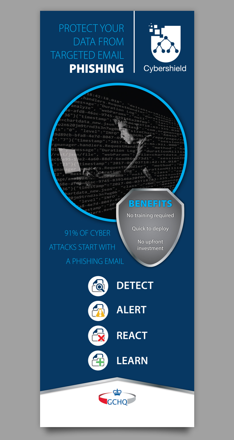 Signage Design by Ashley Erasmus for Cybershield | Design #18652679