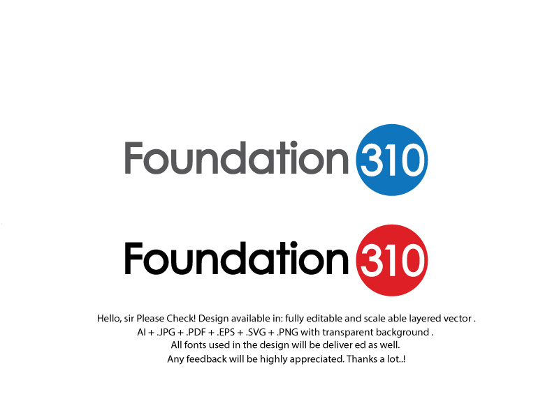 Design de Logo par juie design pour Foundation 310  | Design #18656942