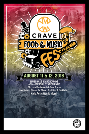 CRAVE food + music festival poster | Poster-Design von NILDesigns