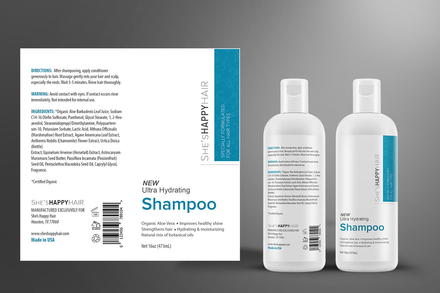 Grafik-Design von MDesigns ™ für She's Happy Hair | Design #18765940