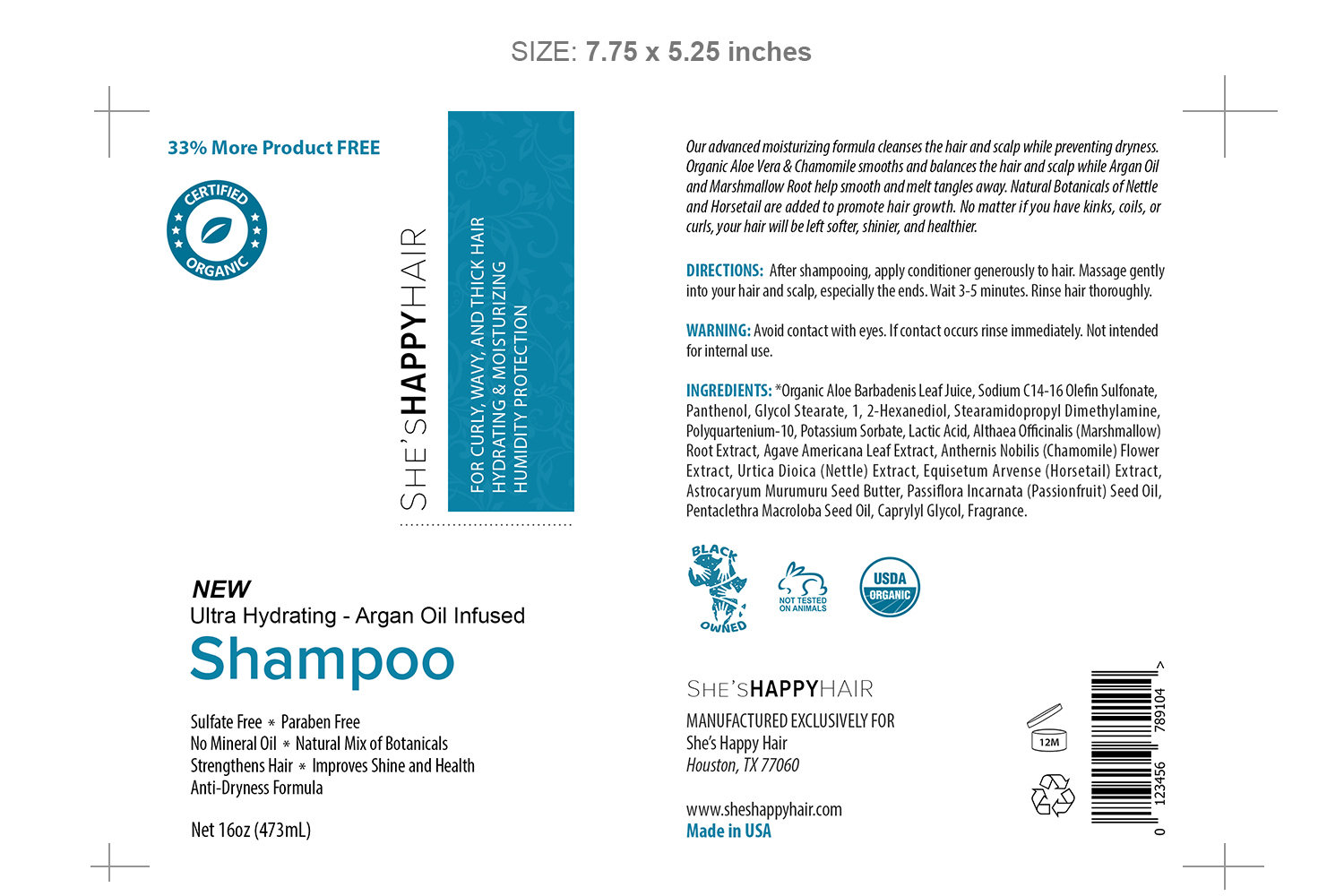 Grafik-Design von MDesigns ™ für She's Happy Hair | Design #18942249