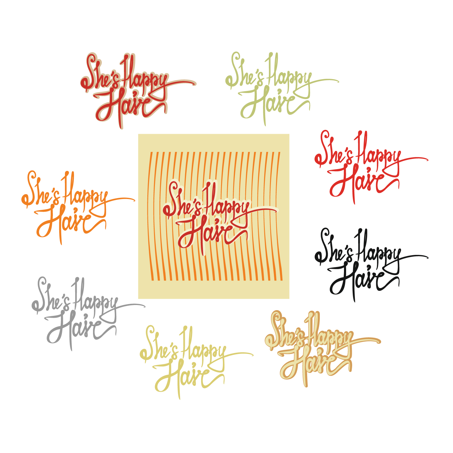 Grafik-Design von Garry Roark für She's Happy Hair | Design #18742394