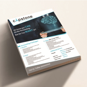 Flyer Design by creative.bugs for Capstone Tax and Accounting Inc. | Design: #18652137