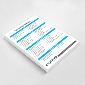 Flyer Design by creative.bugs for Capstone Tax and Accounting Inc. | Design: #18663355