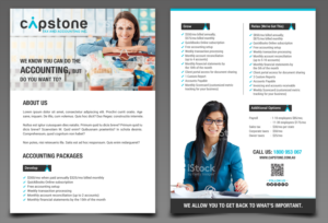Flyer-Design von chandrayaan.creative für Capstone Tax and Accounting Inc. | Design #18663904