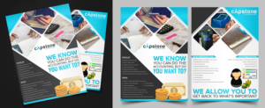 Flyer-Design von SD WEBCREATION für Capstone Tax and Accounting Inc. | Design #18654953