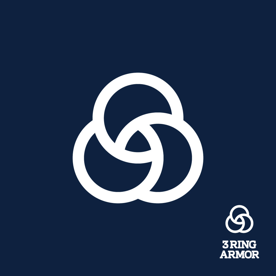 Bold, Upmarket Logo Design for 3 RING ARMOR by Ronelogo | Design #18813395